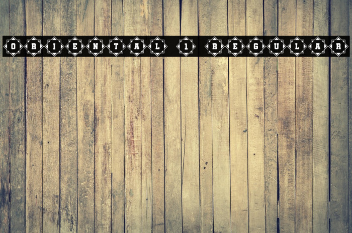 Oriental 1 Regular Example 1