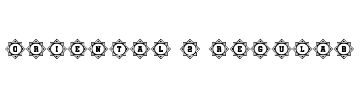 Oriental 2 Regular  Free Fonts Download