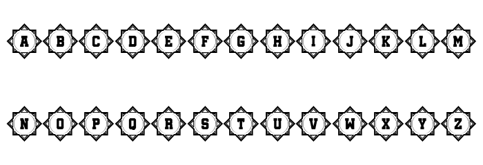 Oriental 3 Regular Font LOWERCASE