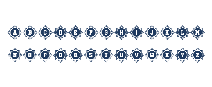 Oriental 4 Regular Lowercase