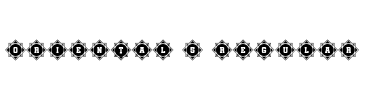 Oriental 5 Regular  Скачать бесплатные шрифты