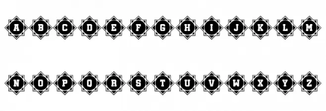 Oriental 5 Regular フォント 大文字