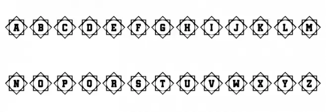 Oriental 6 Regular Fonte MAIÚSCULAS