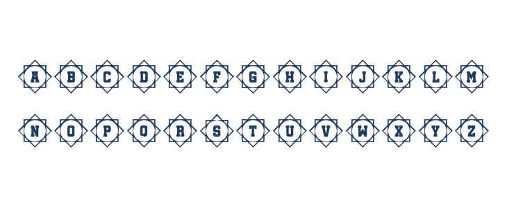 Oriental 6 Regular Lowercase