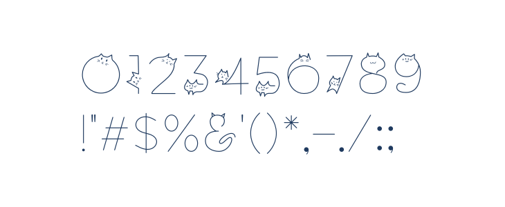 Oriental Cats Light Other Characters