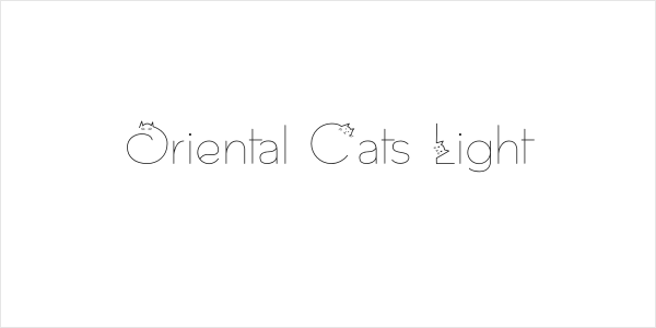 Oriental Cats Light Logo