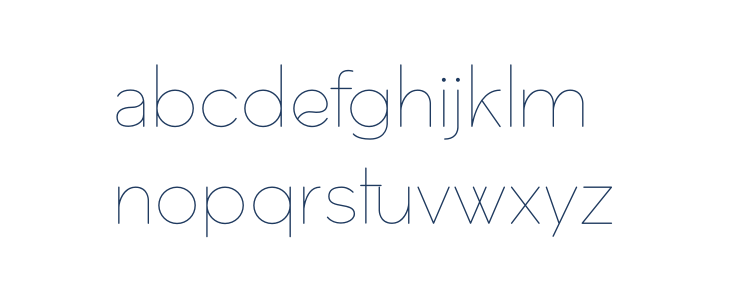 Oriental Cats Light Lowercase