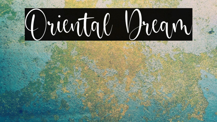 Oriental Dream Example 2