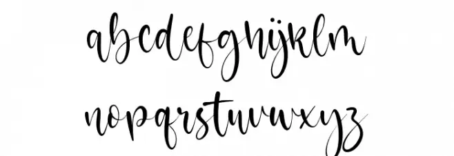 Oriental Dream Schriftart Kleinbuchstaben