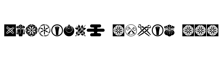 Oriental Icons III Font