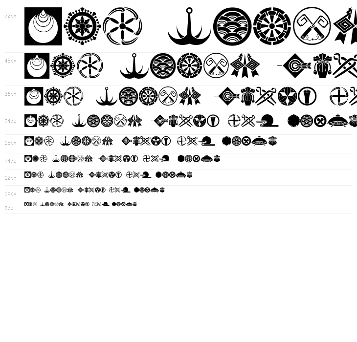 Oriental Icons III Waterfall