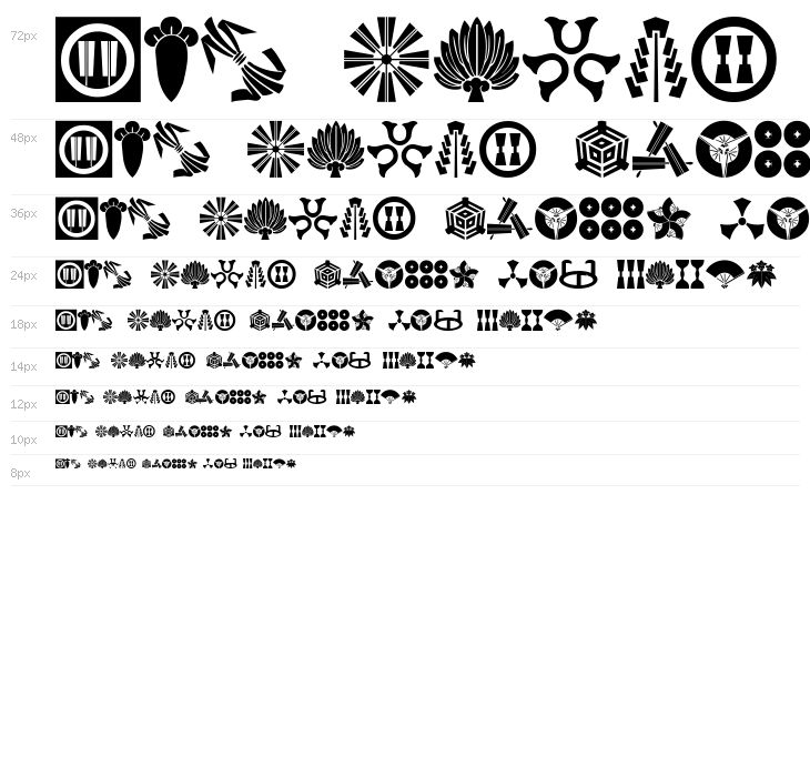 Oriental Icons II Waterfall