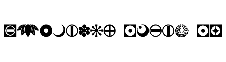 Oriental Icons IV Font