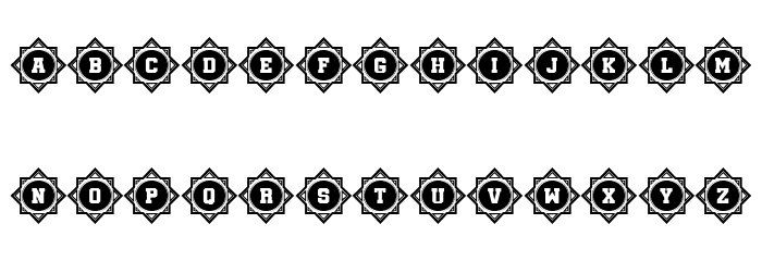 Oriental Regular Font LOWERCASE