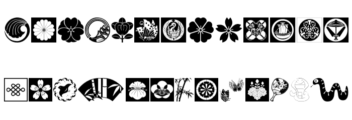 OrientalDesign Font LOWERCASE