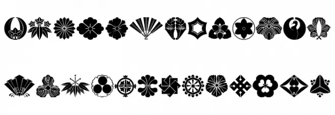 Orientals Schriftart Groß