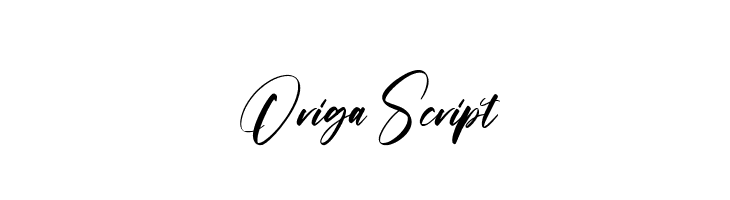Origa Script  フリーフォントのダウンロード