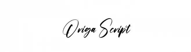 Origa Script  フリーフォントのダウンロード