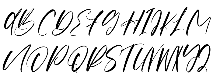Origa Script フォント 大文字