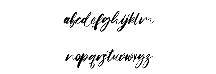 Origa Script フォント 小文字