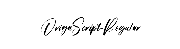 OrigaScript-Regular  Fuentes Gratis Descargar