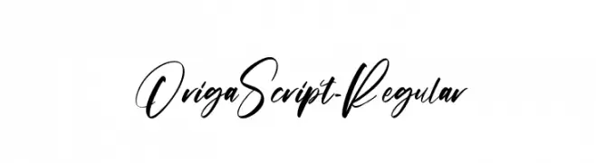 OrigaScript-Regular  Fuentes Gratis Descargar