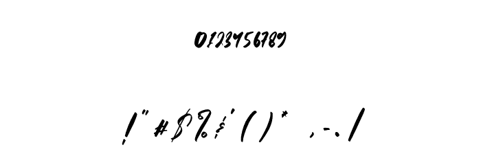 OrigaScript-Regular Font OTHER CHARS