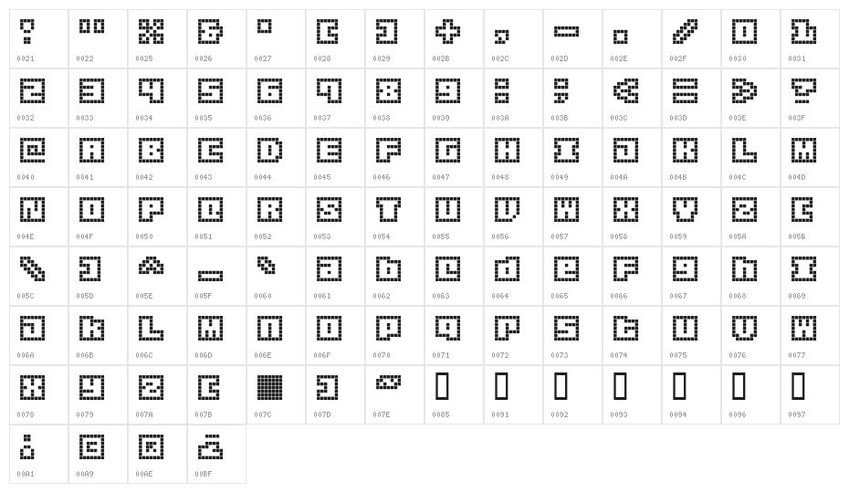 Origami Mommy Pixellated Character Map