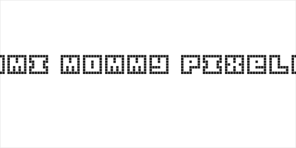 Origami Mommy Pixellated Logo