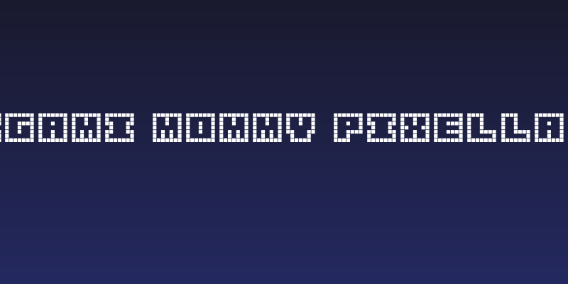 Origami Mommy Pixellated Social Header