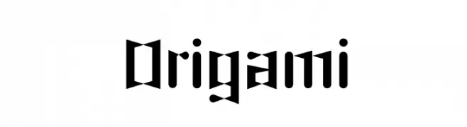 Origami  Fuentes Gratis Descargar