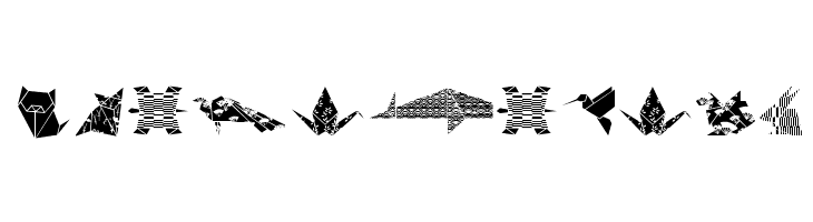 OrigamiBats  Descarca Fonturi Gratis