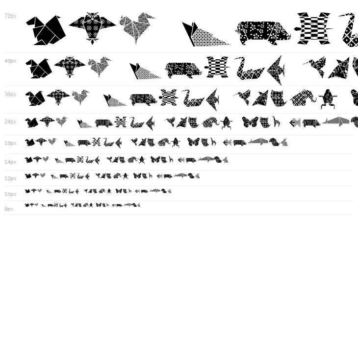 OrigamiBats Waterfall