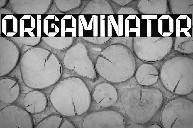 Origaminator Font examples
