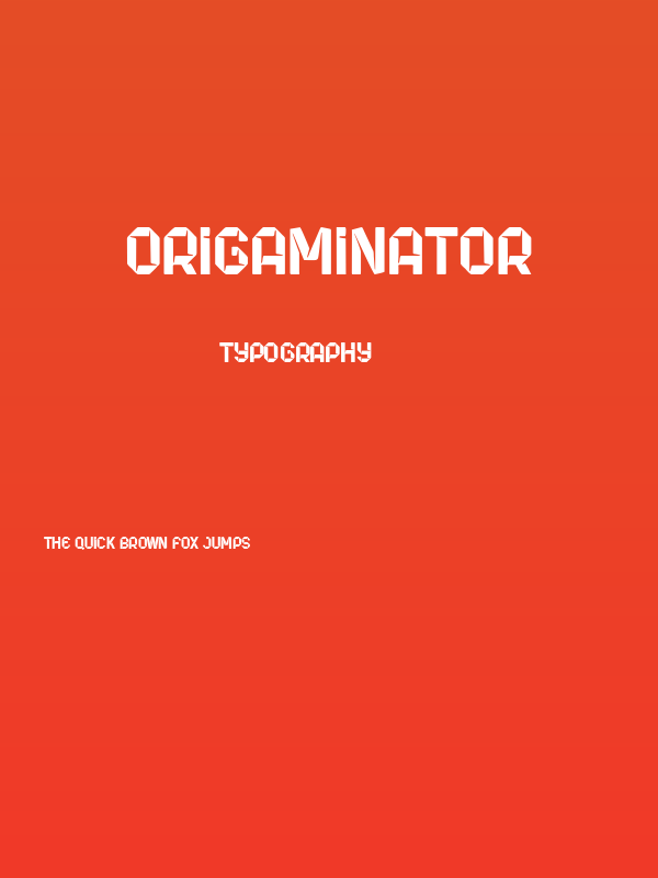 Origaminator Poster