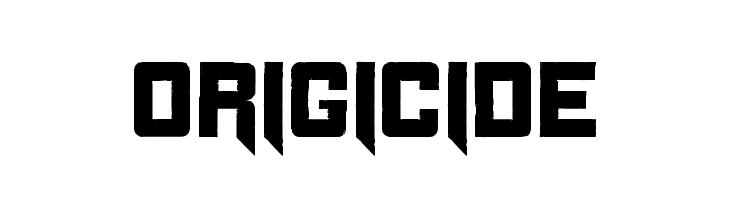 Origicide  नि: शुल्क फ़ॉन्ट्स डाउनलोड