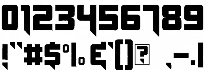 Origicide Font OTHER CHARS