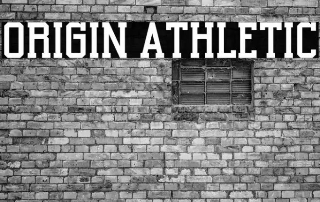 Origin Athletic Caratteri examples