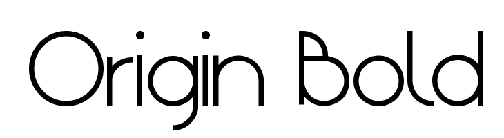 Origin Bold  Frei Schriftart Herunterladen