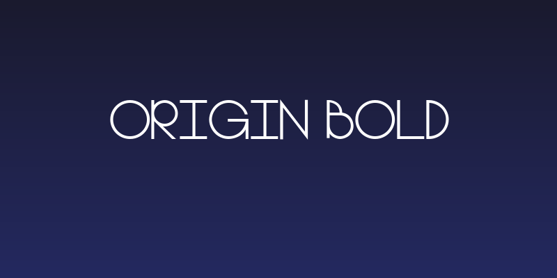 Origin Bold Social Header