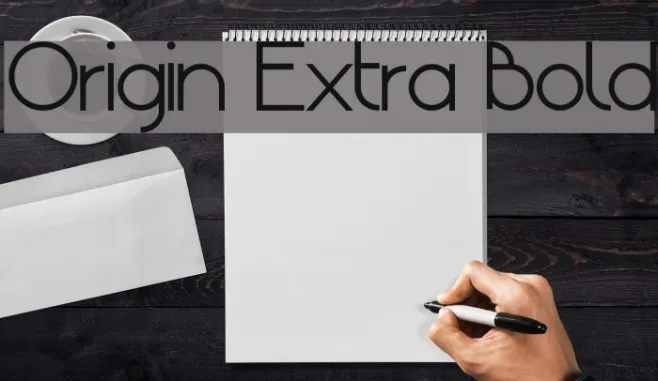 Origin Extra Bold Example 3