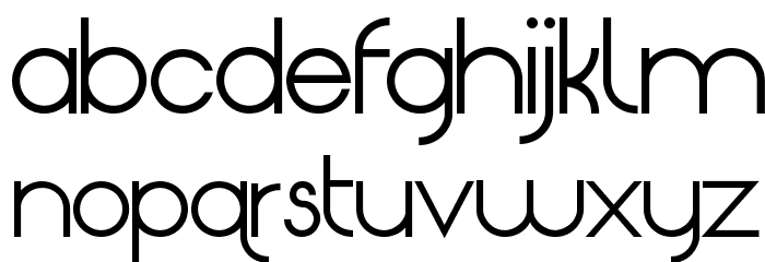 Origin Extra Bold Font LOWERCASE