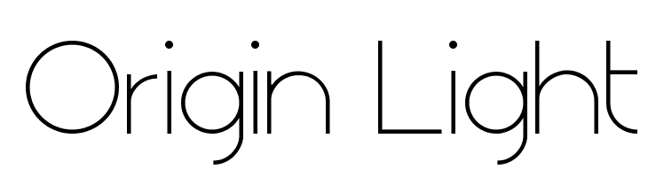 Origin Light Font - FFonts.net