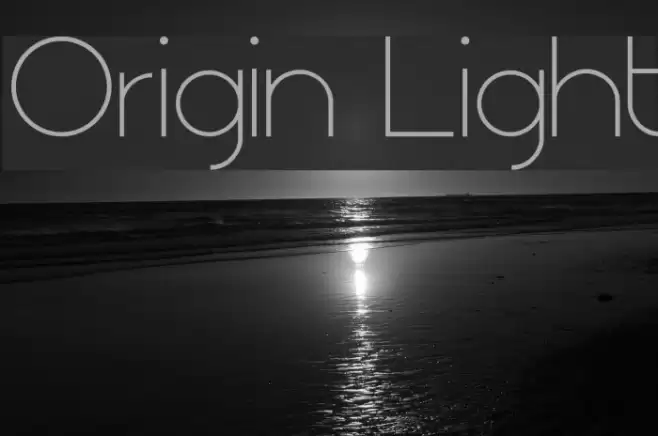 Origin Light خط examples