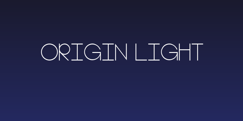 Origin Light Social Header