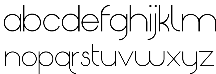 Origin Light Font LOWERCASE