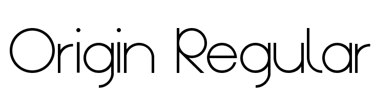 Origin Regular  Free Fonts Download