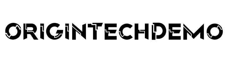 Origin Tech Demo  Frei Schriftart Herunterladen