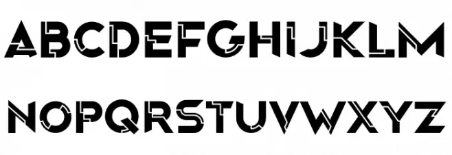 Origin Tech Demo 字体 小写