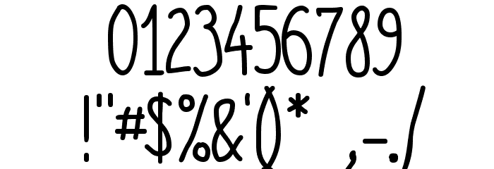 Origin Font OTHER CHARS